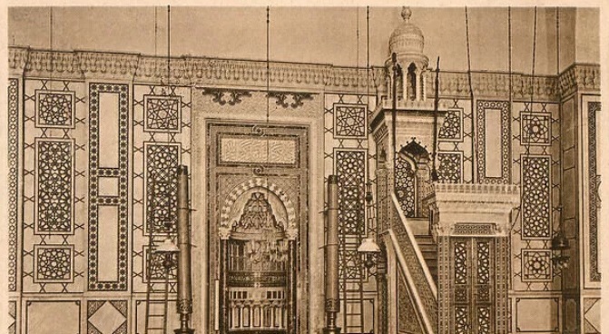 منبر الجامع الأموي في دمشق