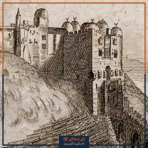 رسم تخيلي لقلعة حلب